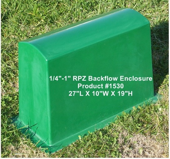 Backflow Preventer Enclosures — 1/4"-1" RPZ Enclosure