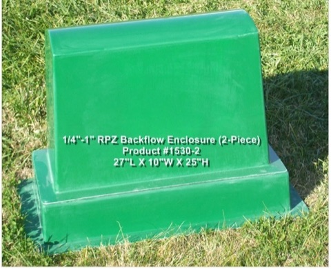 1/4"-1" RPZ Enclosure (2-Piece)